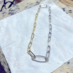 Kendra Scott Adeline chain necklace in mixed metal.